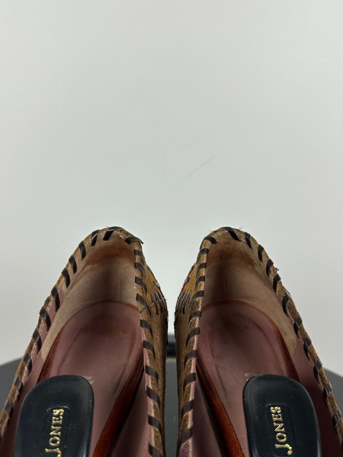 Miu Miu × Prada Miu Miu Multicolor Suede Patchwork Heels Size US 6 / IT 36 - 21 Thumbnail