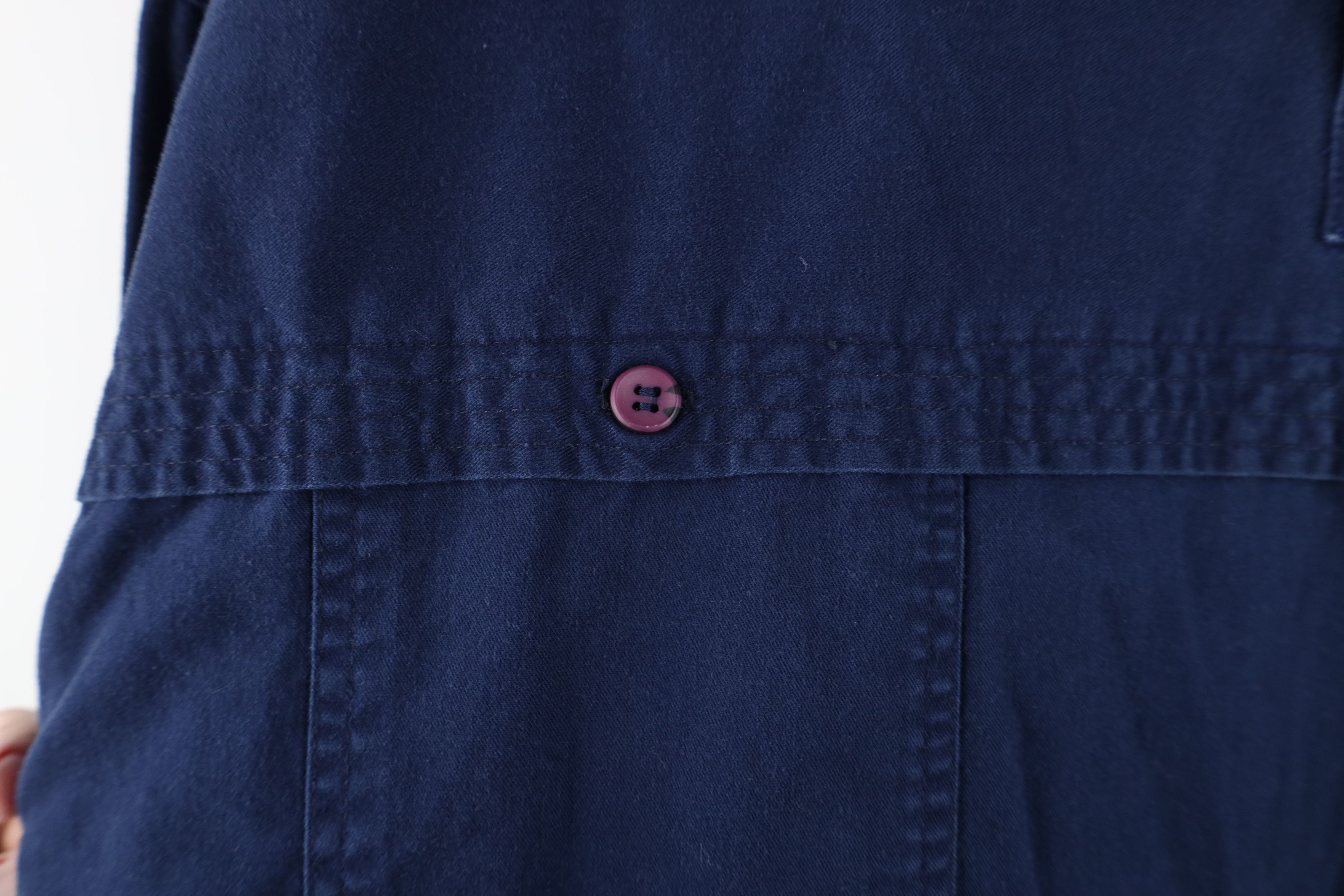 Members Only Vintage 90s Members Only Collared Pullover Jacket Navy Blue Size US XL / EU 56 / 4 - 8 Thumbnail