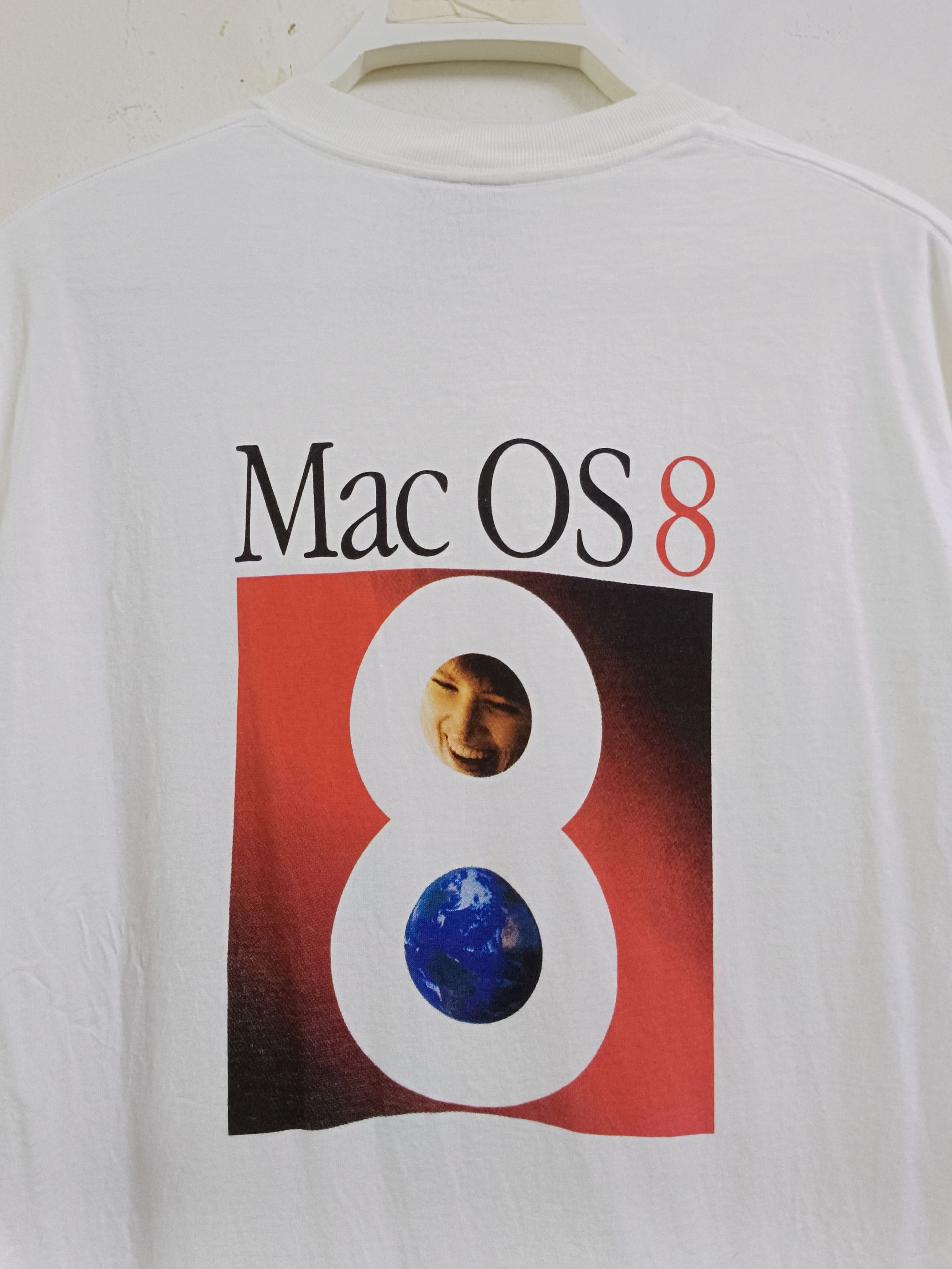 Apple Vintage Apple Mac OS 8 Tshirt Size US L / EU 52-54 / 3 - 2 Thumbnail