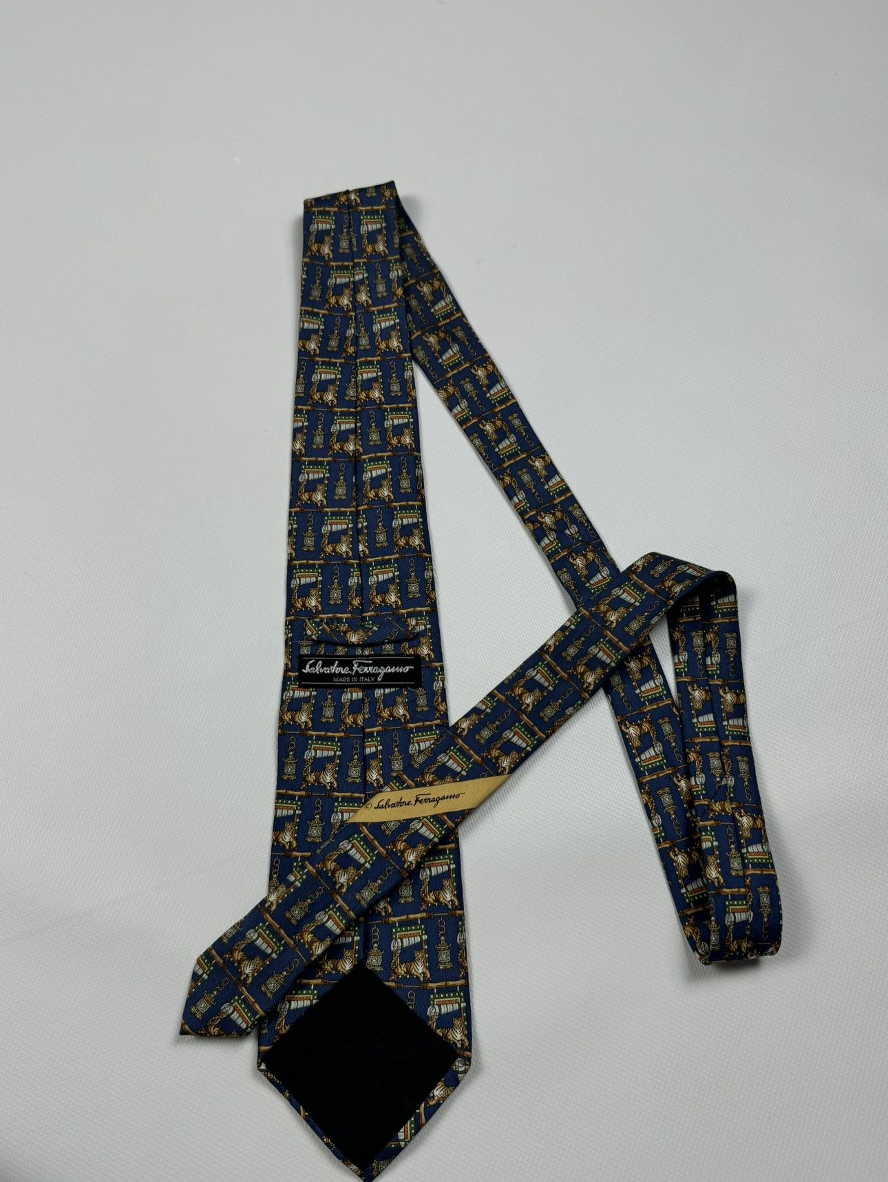 Salvatore Ferragamo Salvatore Ferragamo Tie Silk Size ONE SIZE - 6 Thumbnail