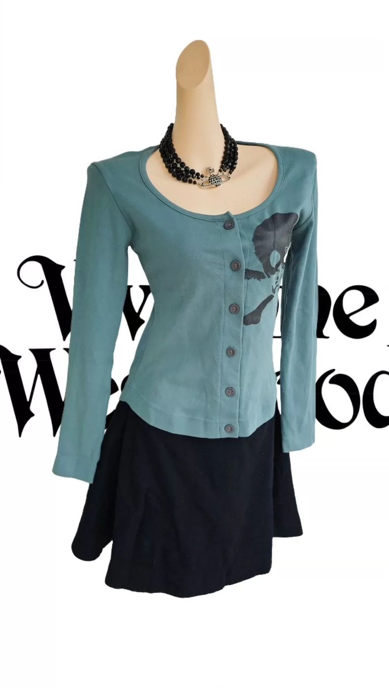 Vivienne Westwood Vivienne Westwood Green Skull T-shirt Size M / US 6-8 / IT 42-44 - 3 Thumbnail