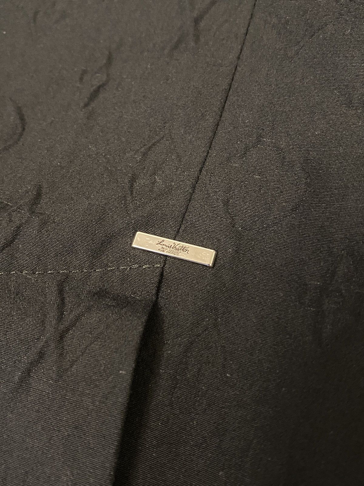 Louis Vuitton Louis Vuitton black monogram double breasted blazer 50 Size 50R - 7 Thumbnail