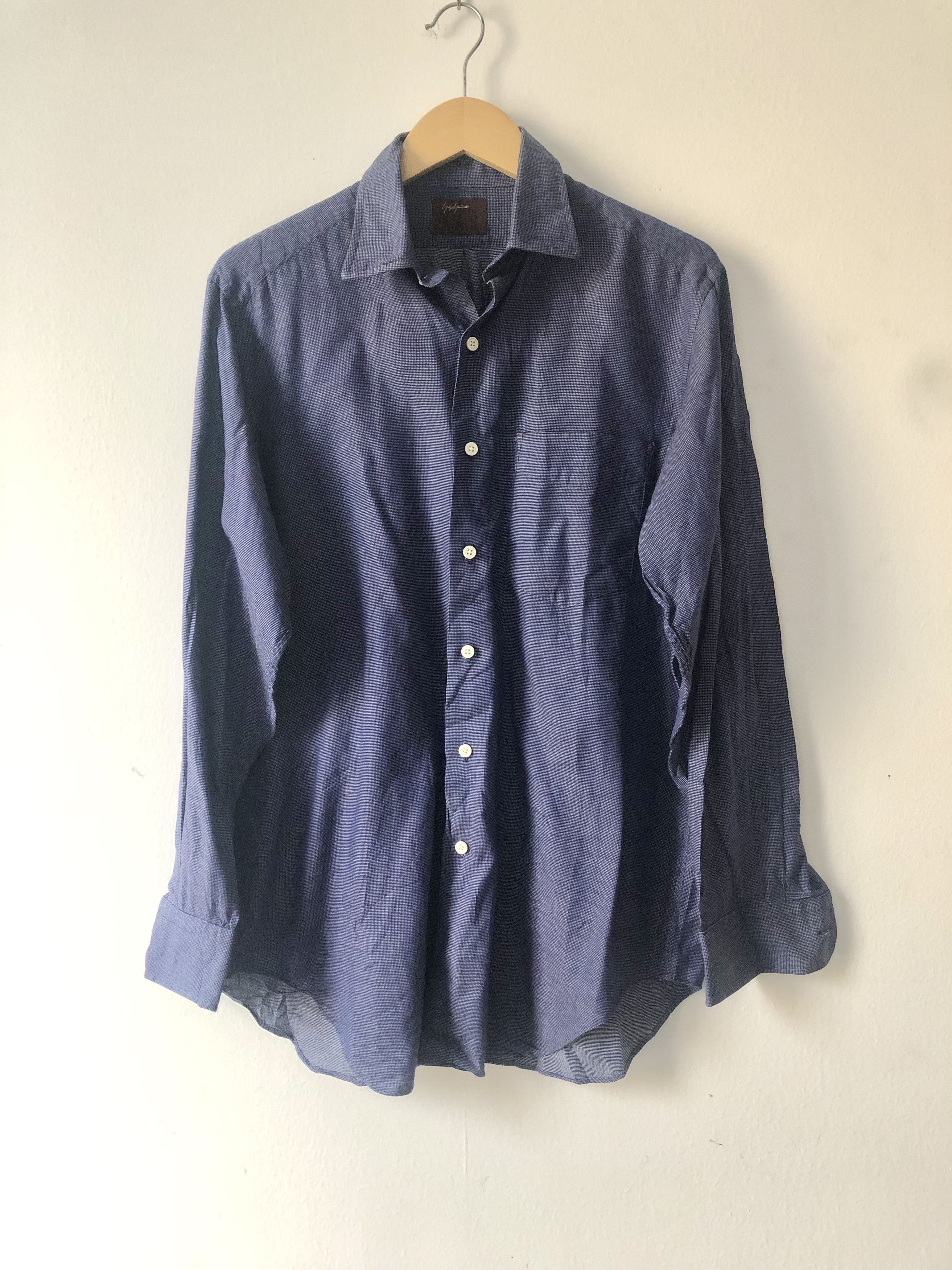 Yohji Yamamoto AAR blue shirt Size US M / EU 48-50 / 2 - 1 Thumbnail