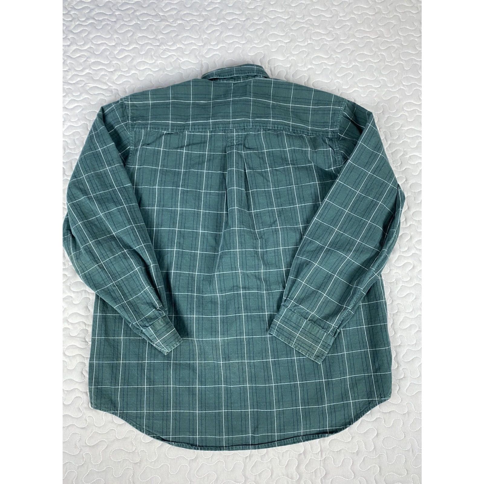 Timberland VINTAGE Timberland Outerwear Button Down Shirt Mens XL Plaid Green Casual Outdoor Size US XL / EU 56 / 4 - 3 Thumbnail