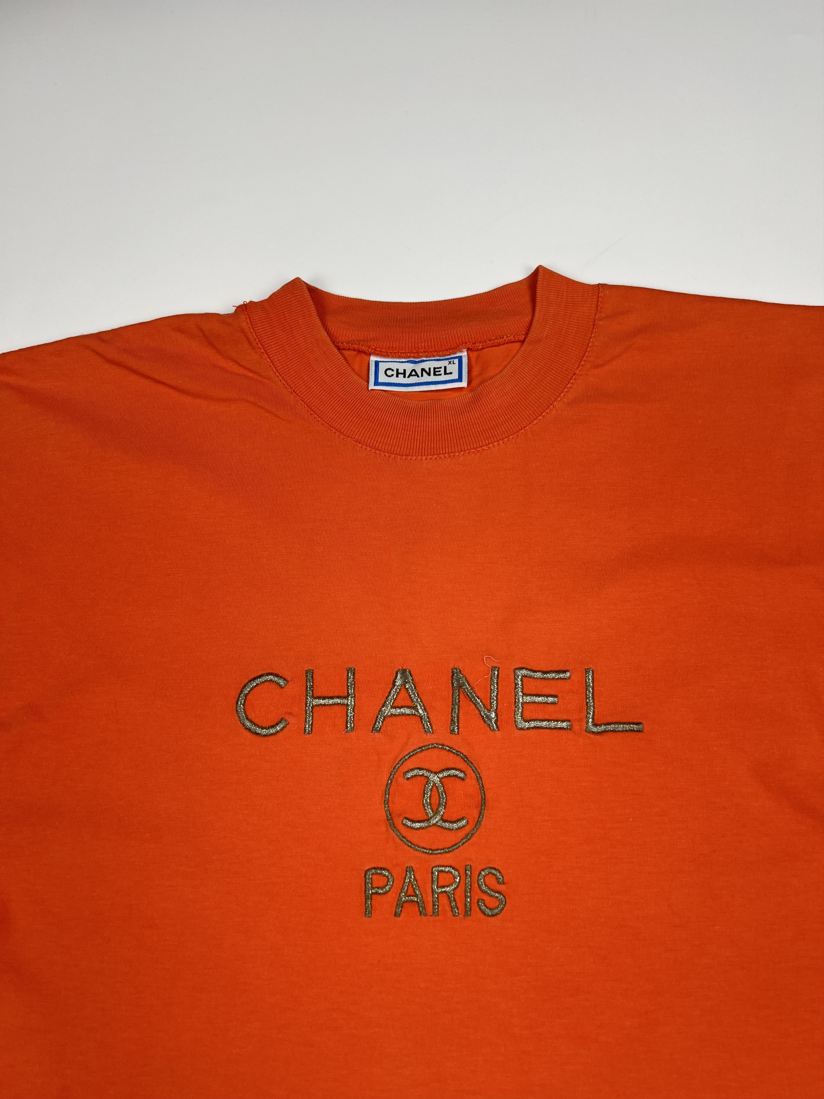 Designer × Vintage Vintage Embroidered Logo 90s Tee Size US XL / EU 56 / 4 - 2 Thumbnail