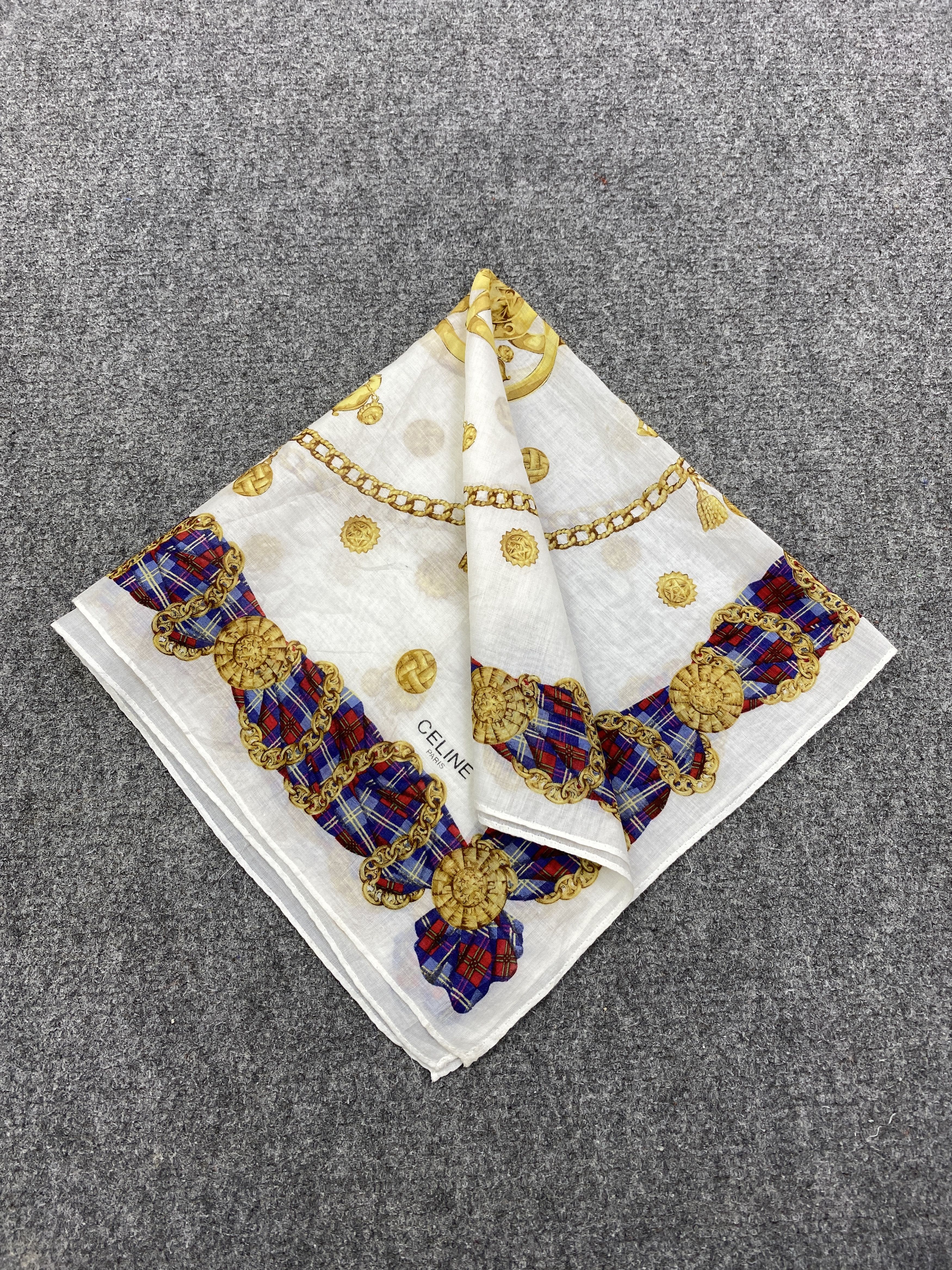 Celine Vintage Celine Handkerchief / Neckerchief HKC0988 Size ONE SIZE - 3 Thumbnail