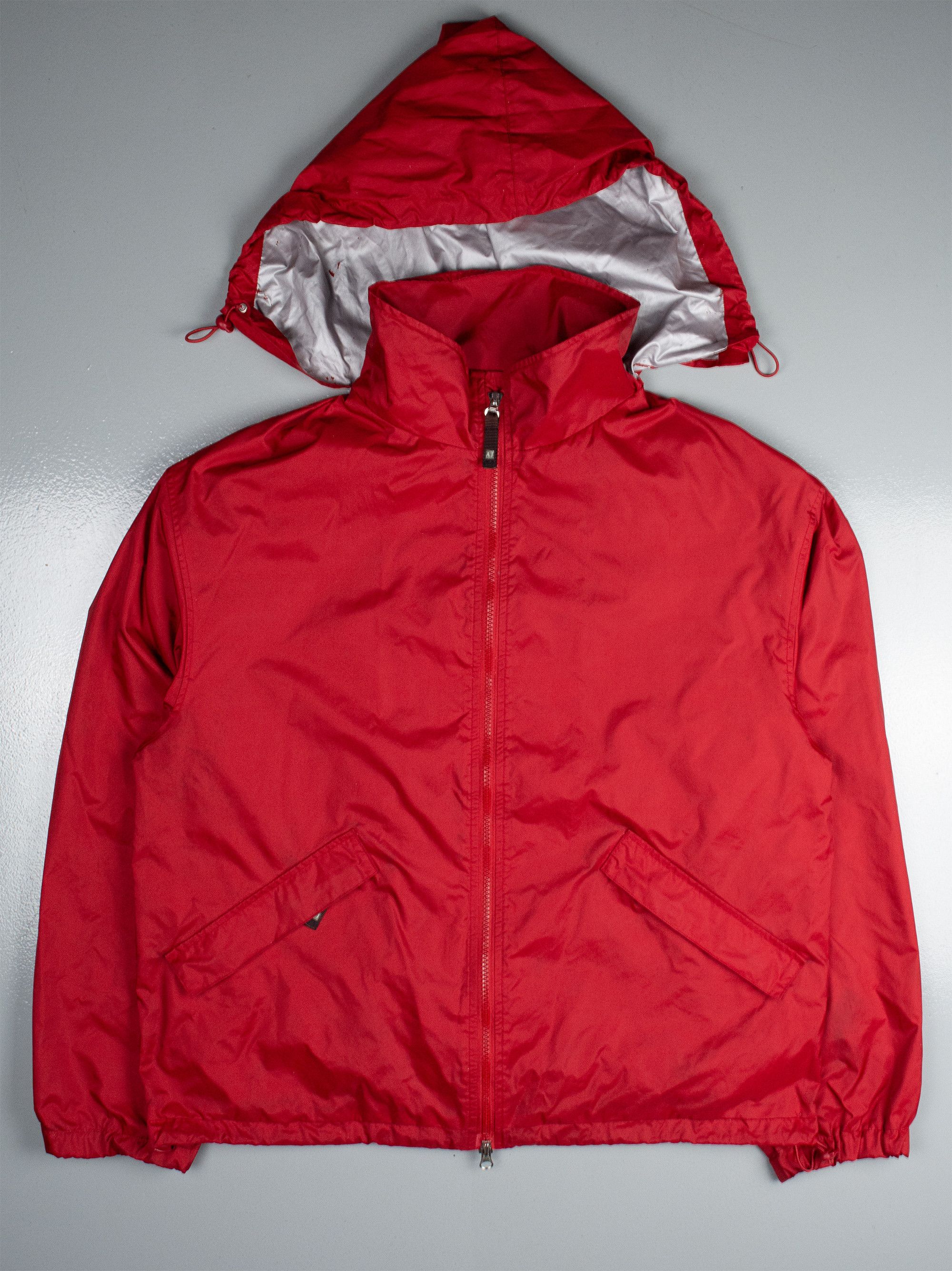 Armani vintage Armani Jeans windbreaker with packable hood Size US M / EU 48-50 / 2 - 2 Thumbnail