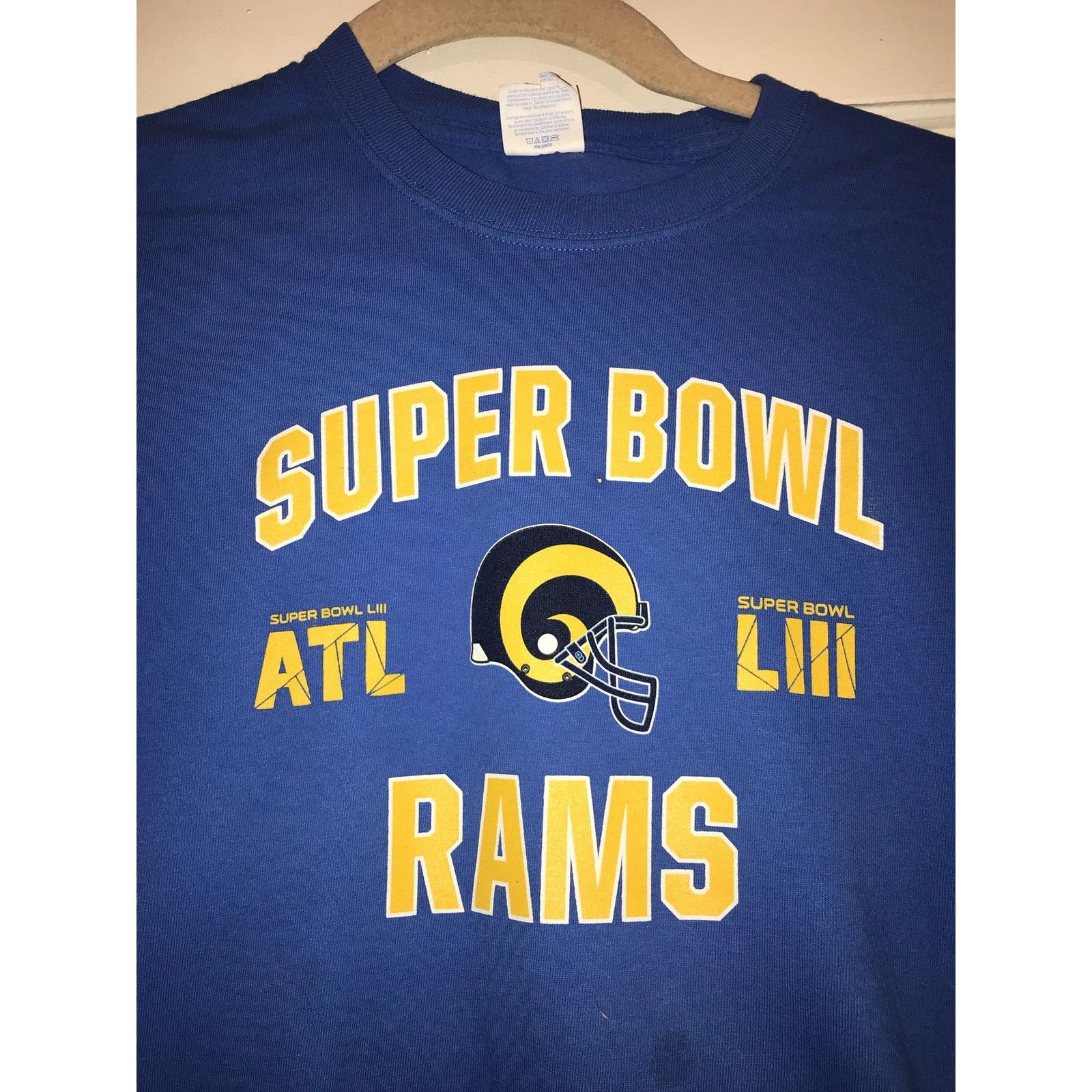 Port Authority NFL Superbowl Rams T-Shirt Men's S Short Sleeve With Graphic Size US S / EU 44-46 / 1 - 8 Thumbnail