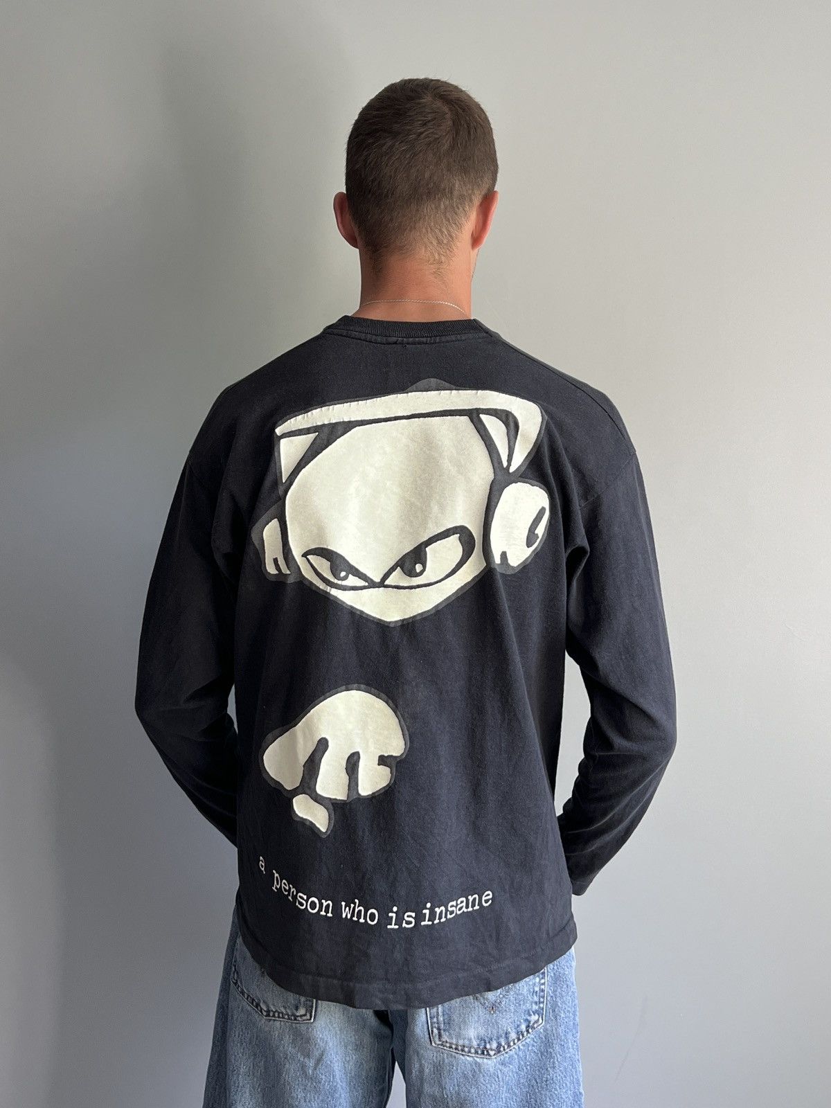 Vintage Lunatic Glow In The Dark VTG Million Dollar Skate Longsleeve Size US M / EU 48-50 / 2 - 15 Thumbnail