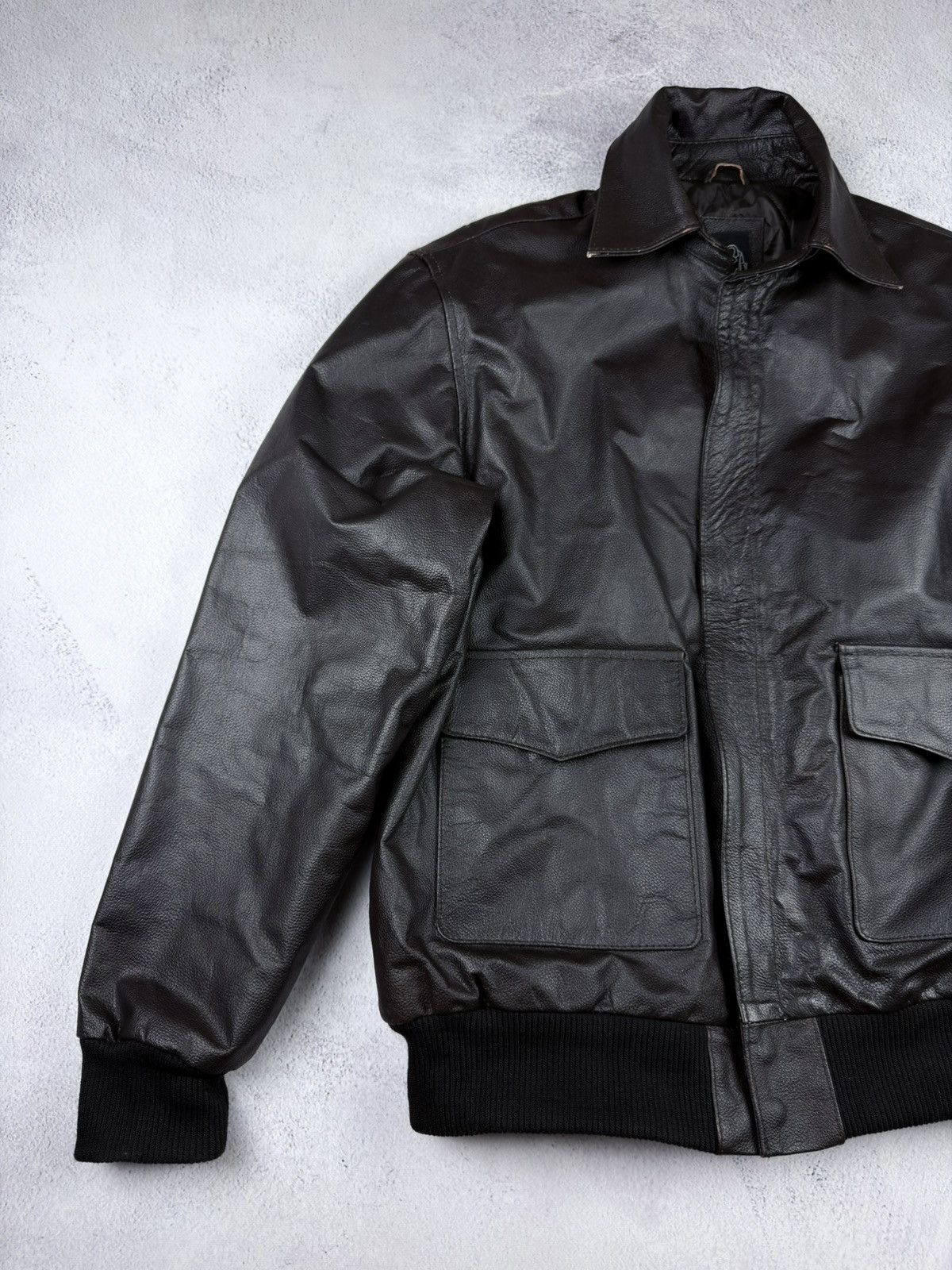 Vintage Chris Redfield Resident Evil Jacket A2 Flight Brown Bomber Size US XXL / EU 58 / 5 - 3 Thumbnail