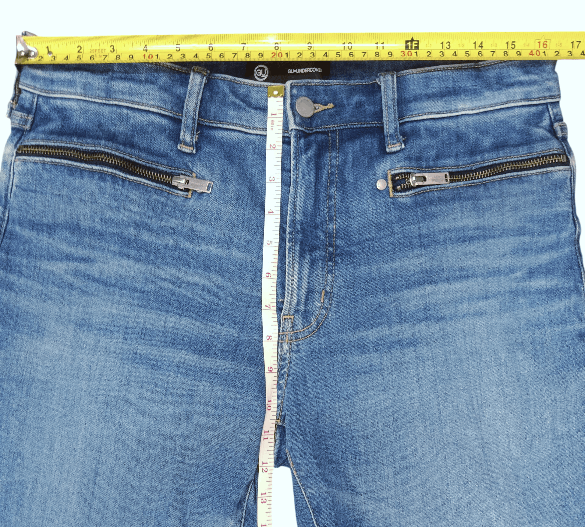 Undercover Undercover Distressed Stretchable Denim Size US 33 - 9 Thumbnail
