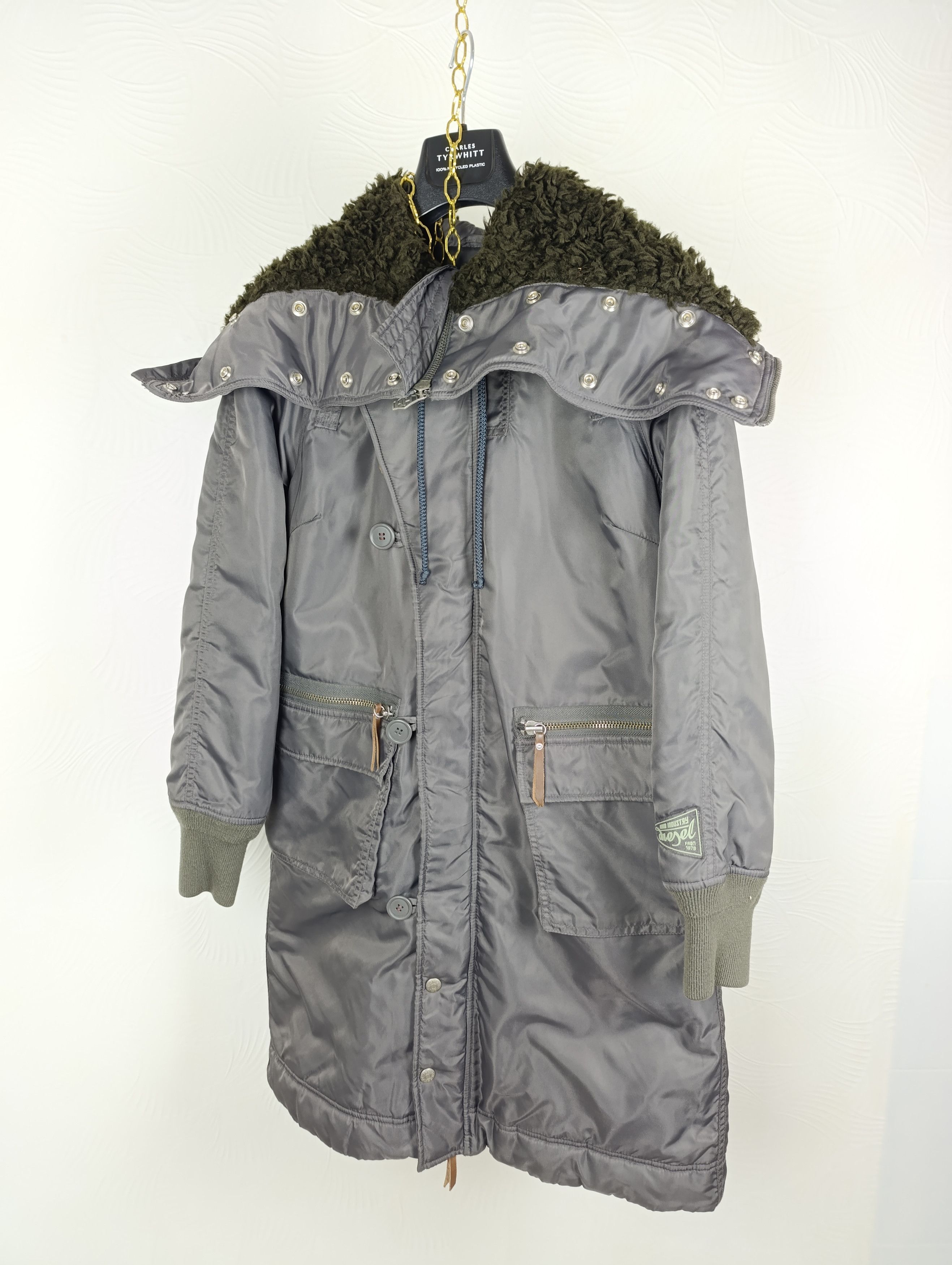 Diesel DIESEL Y2K VINTAGE KINO INDUSTRY LADIES PARKA COAT JACKET Size M / US 6-8 / IT 42-44 - 7 Thumbnail