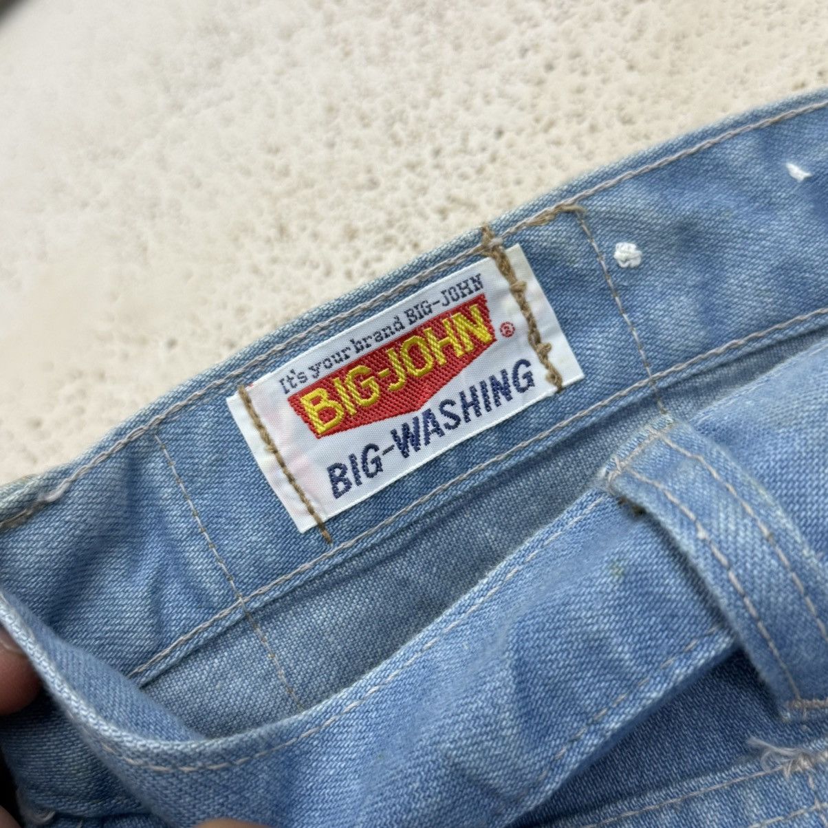 Big John Vintage Big John Bell Bottom Paint Mark Unisex Denim Pants Size US 27 - 17 Thumbnail