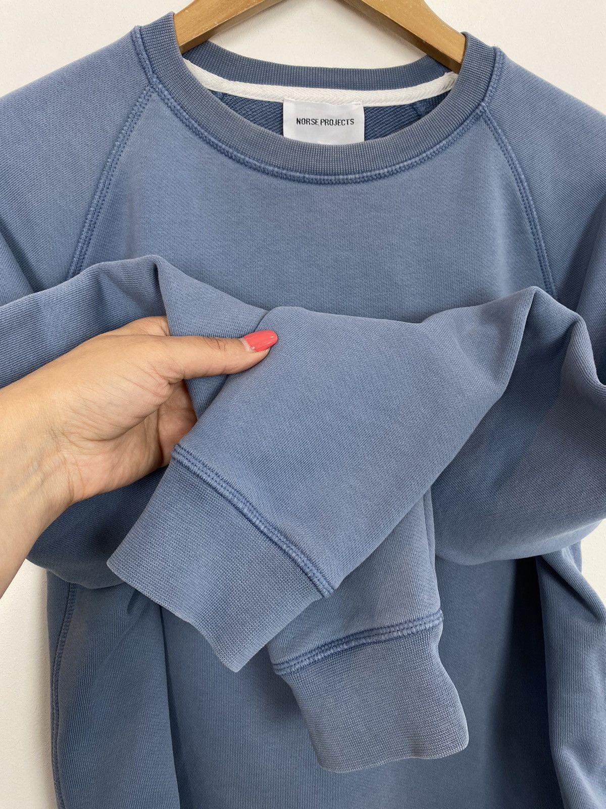 Norse Projects Norse Projects NP04 Long Sleeve Sweatshirt Men’s Size M Blue Size US M / EU 48-50 / 2 - 6 Thumbnail