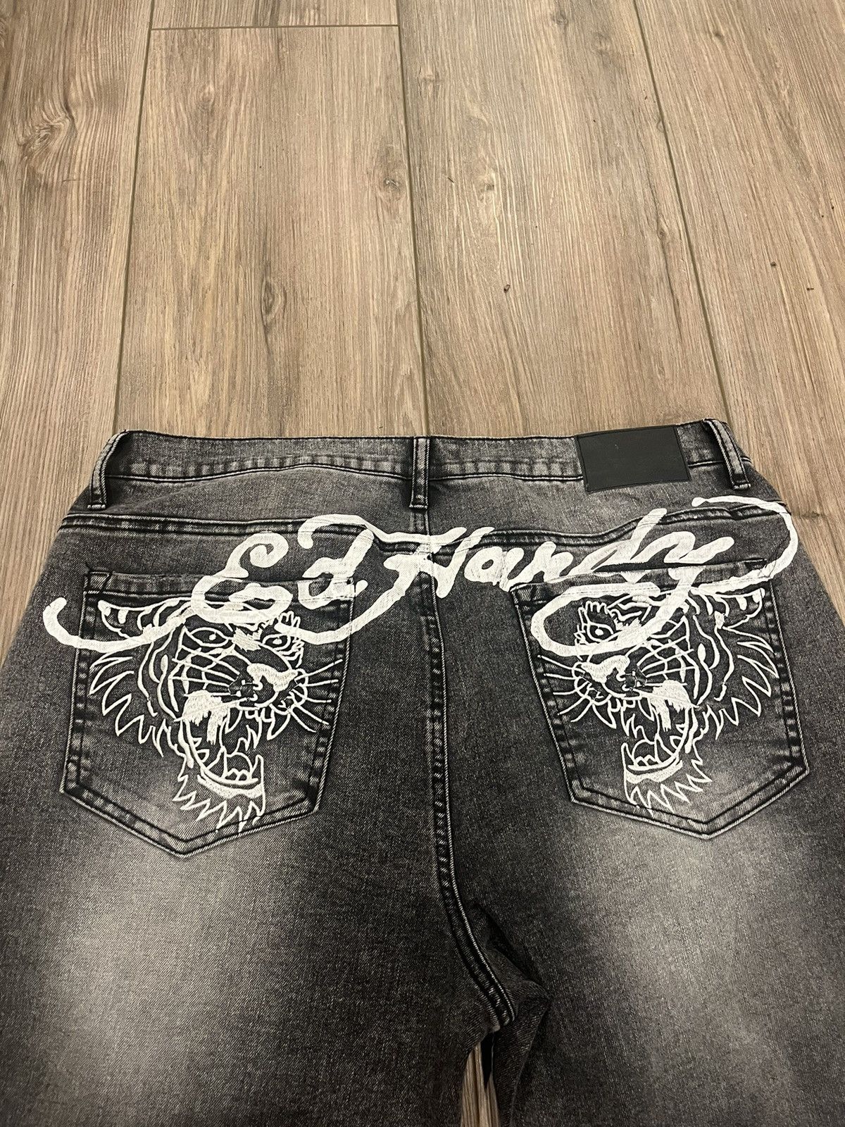 Vintage Ed Hardy Graphic Jeans | Grailed