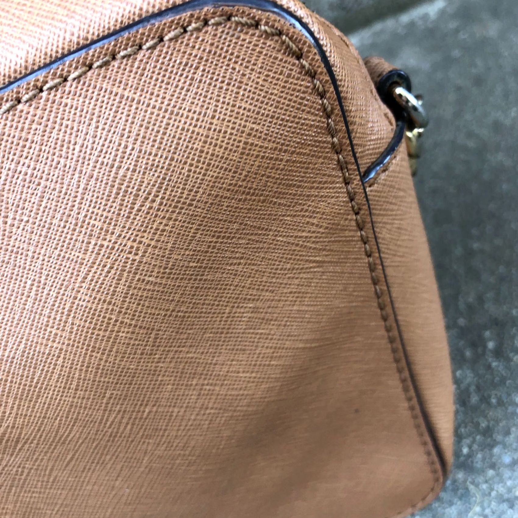 Michael Kors MICHAEL KORS Jet Set Chain Crossbody Purse Brown Shoulder Bag Saffiano Leather Size ONE SIZE - 6 Thumbnail