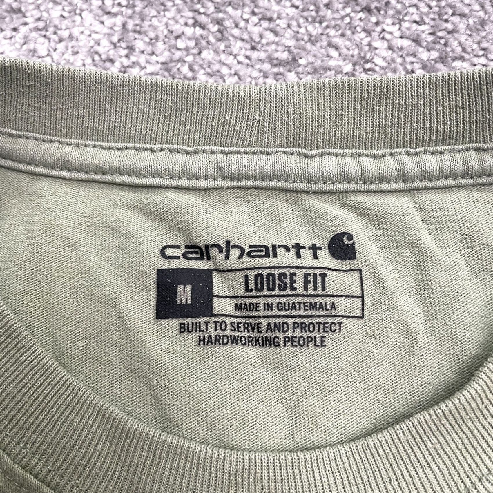 Carhartt VINTAGE Carhartt Loose Fit Graphic T-Shirt Mens Medium Green Crew Neck Cotton Casual Tee Size US M / EU 48-50 / 2 - 4 Thumbnail