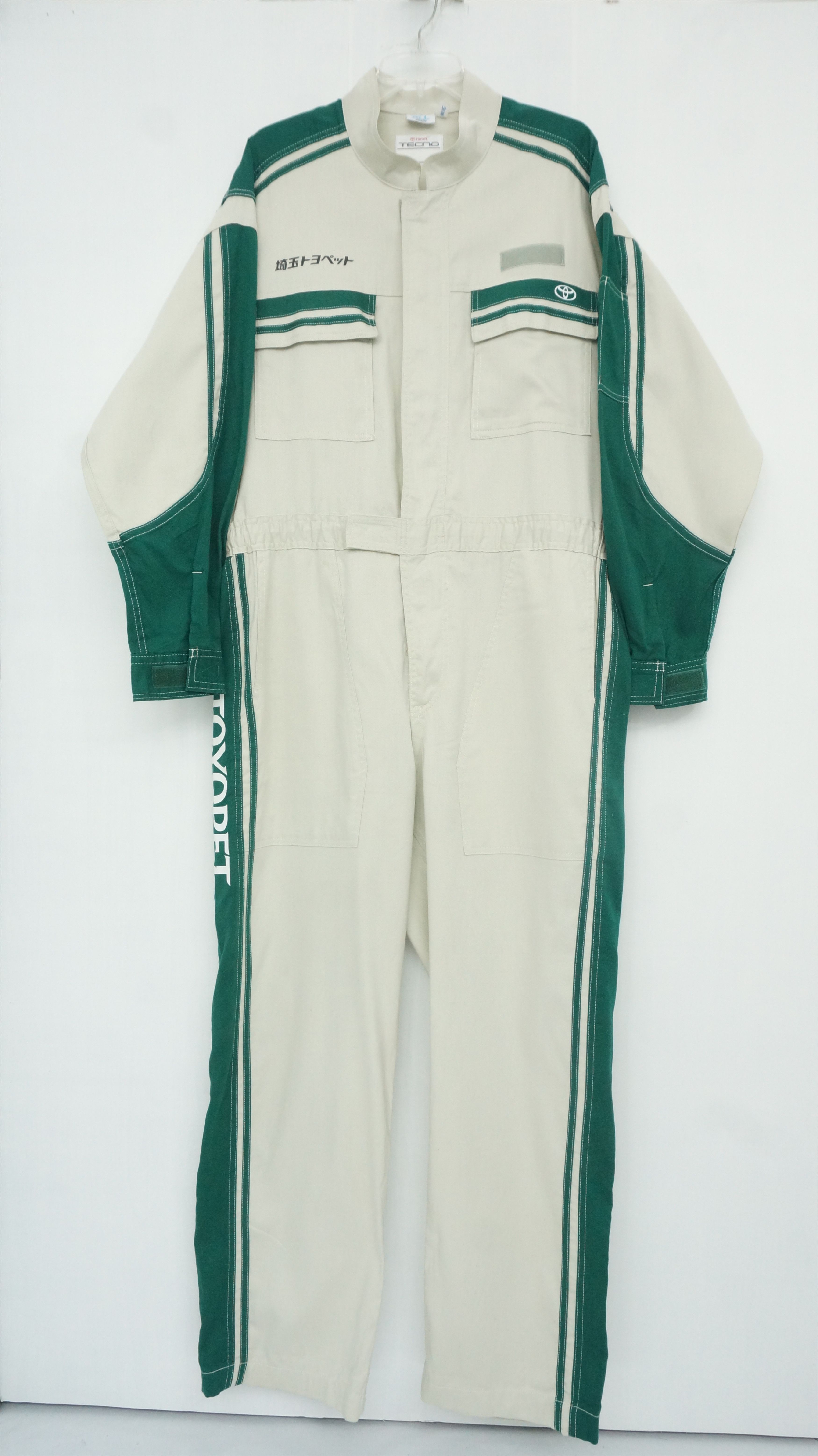 Japanese Brand Vintage TOYOTA TOYOPET TECNO Coverall Size US 37 - 3 Thumbnail