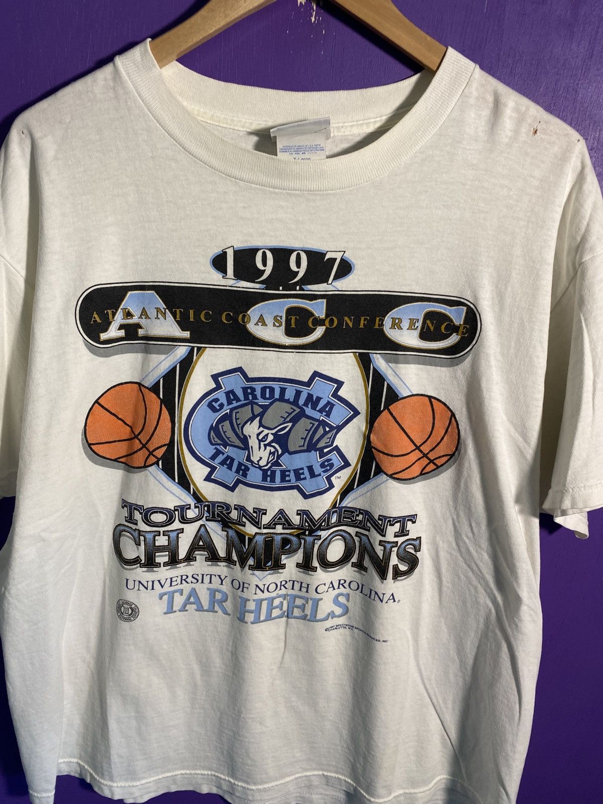 Other Vintage 1997 North carolina ACC conference champs t-shirt Size US XL / EU 56 / 4 - 3 Thumbnail
