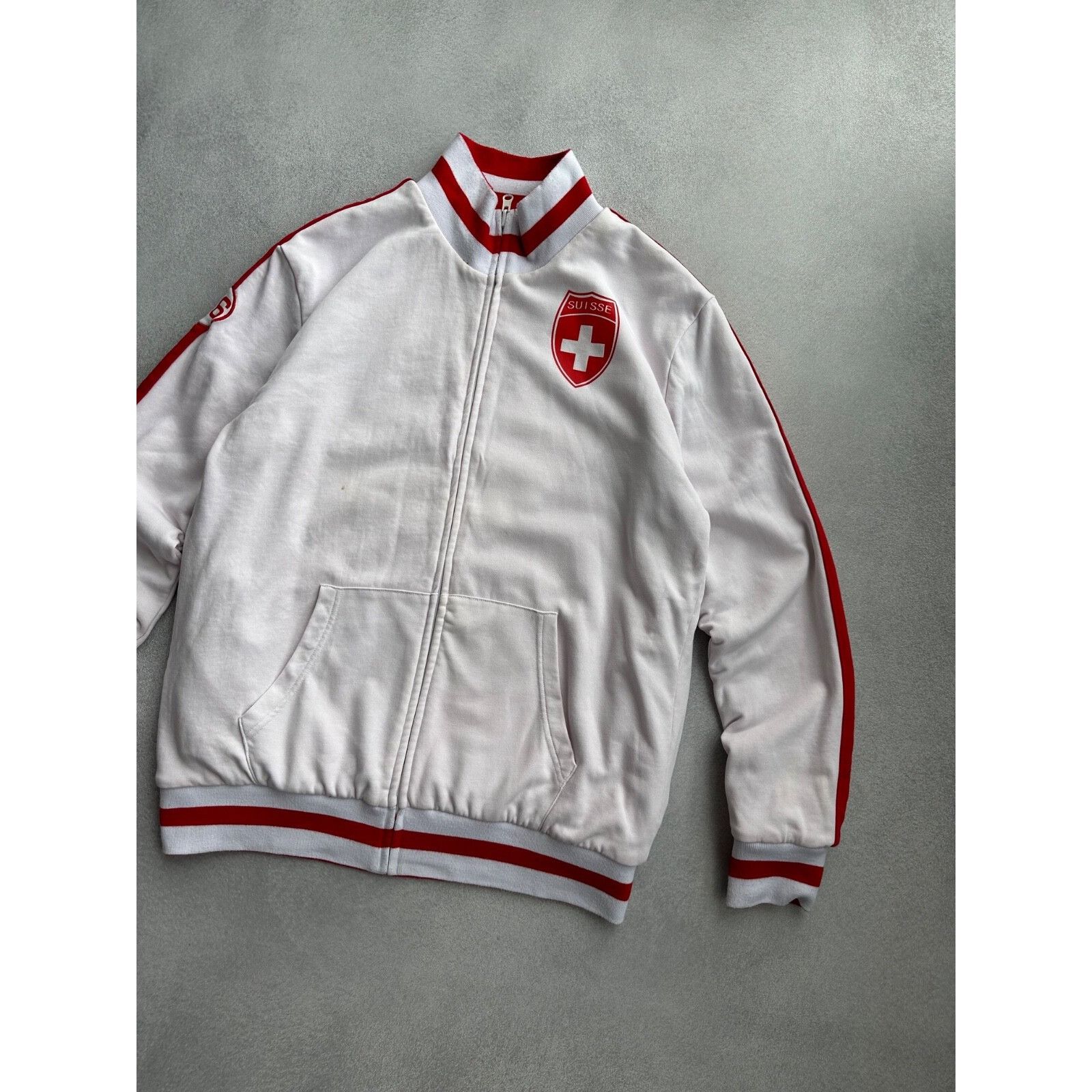 Vintage VTG Roger Federer Switzerland Tennis Reversible Heavy Zip Ol Size US XL / EU 56 / 4 - 19 Thumbnail