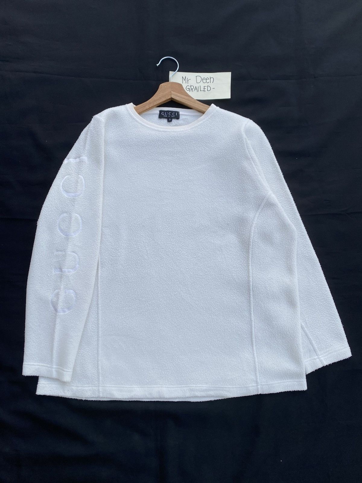 Gucci Rare Vintage GUCCI White Sweater Size US M / EU 48-50 / 2 - 2 Thumbnail