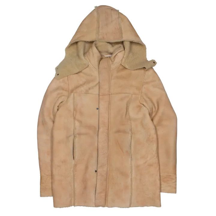 Maison Margiela Maison Margiela Beige Hooded Casual Coat 0079 Size US L / EU 52-54 / 3 - 1 Thumbnail