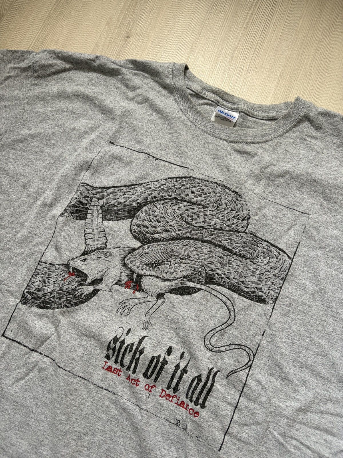 Band Tees SICK OF IT ALL Last Act Of Defiance Size US XXL / EU 58 / 5 - 3 Thumbnail