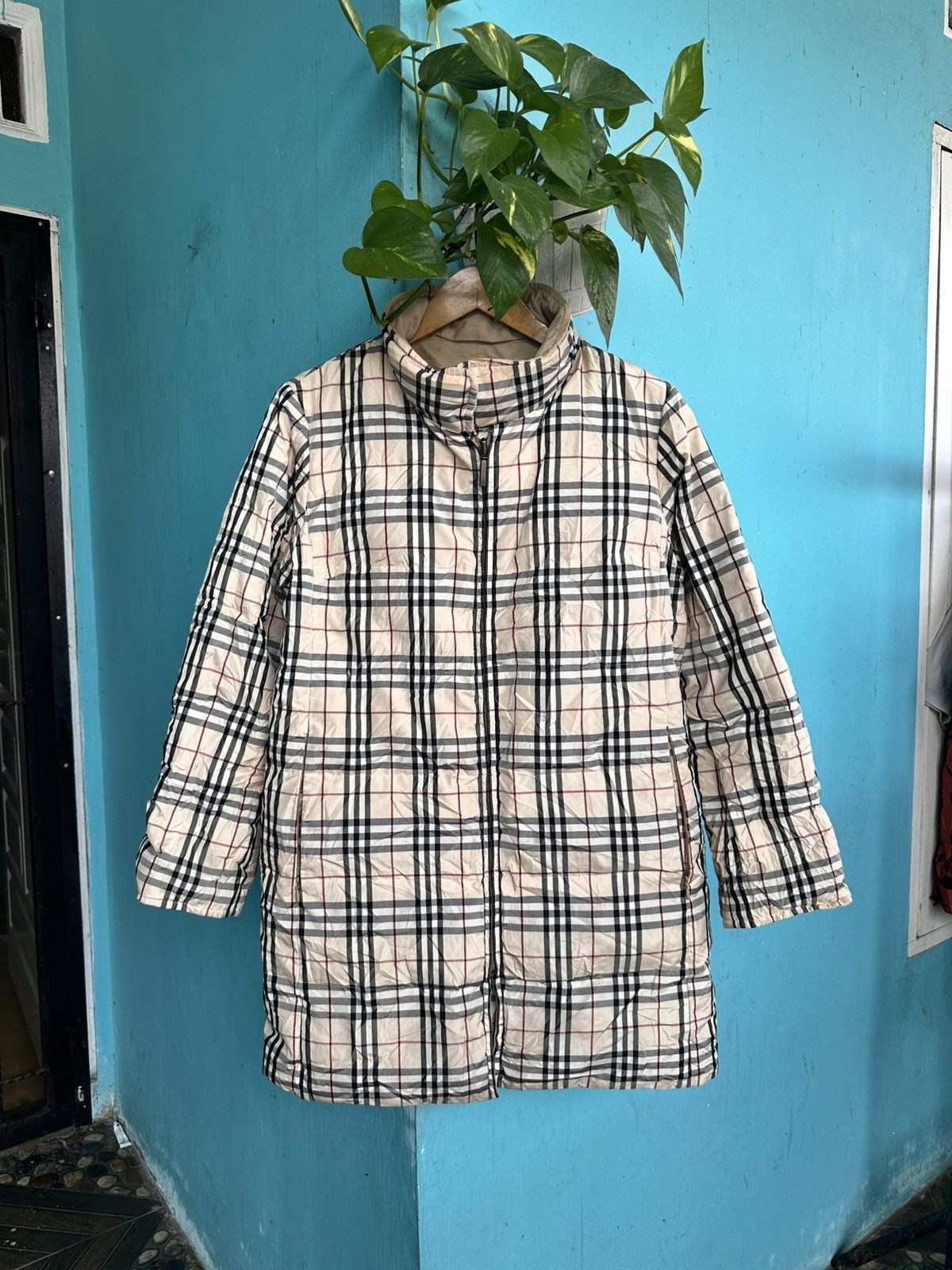 Burberry × Designer × Vintage Burberry Reversible Long Jacket Size M / US 6-8 / IT 42-44 - 1 Thumbnail