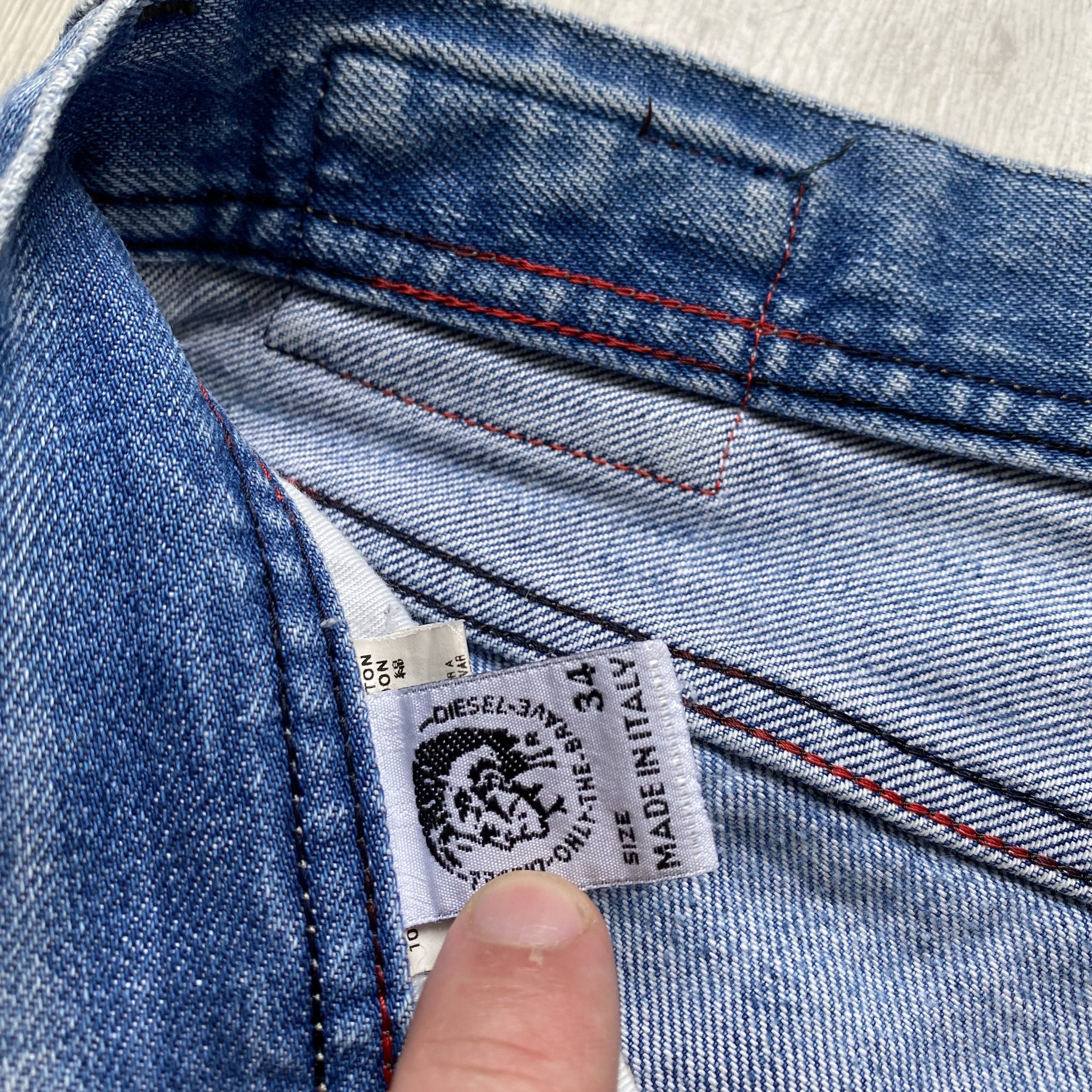 Diesel Vintage Diesel denim shorts Distressed jeans Y2K Size US 34 / EU 50 - 11 Thumbnail