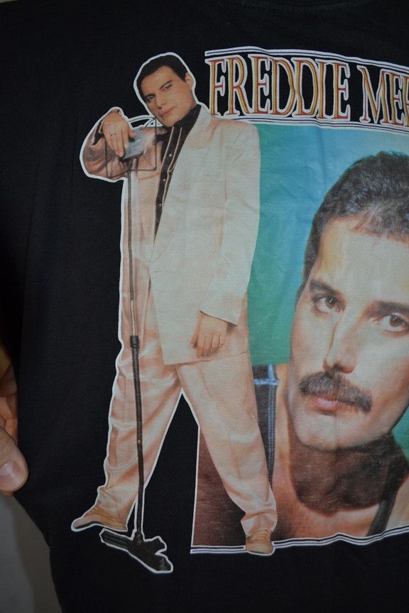 Band Tees × Vintage Rare Freddie Mercury Queen 1992 Vintage tee t-shirt L Size US L / EU 52-54 / 3 - 6 Thumbnail