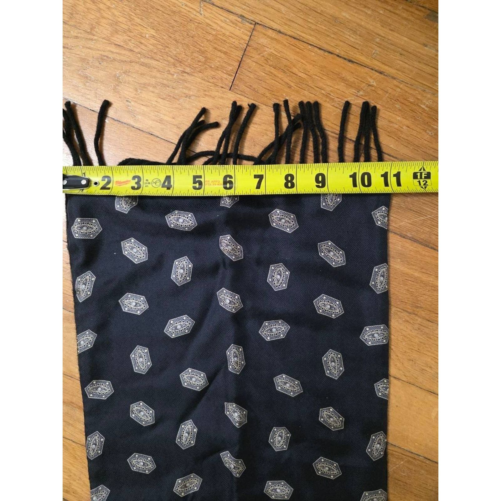 Dior Christian Dior Silk/Wool Scarf Italy A001108 Size 28 - 6 Thumbnail