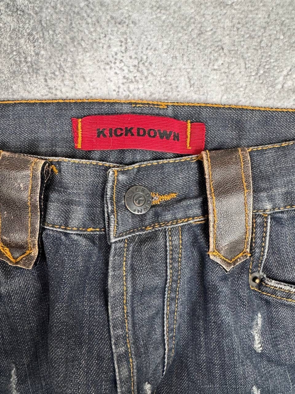 Other Kickdown Avant Garde Multipocket leather Pocket Men's Jeans Size US 34 / EU 50 - 7 Thumbnail