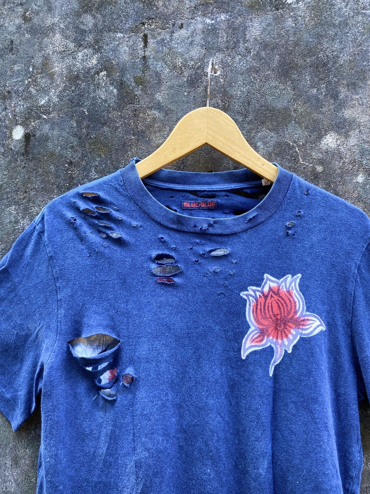 Vintage Blue Blue Japan Indigo Thrashed Distressed Kapital ERD style Size US M / EU 48-50 / 2 - 3 Thumbnail