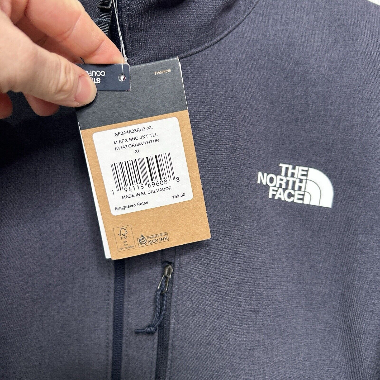 The North Face The North Face Apex Bionic Jacket “Dark Grey” 2024 Size US XL / EU 56 / 4 - 4 Thumbnail