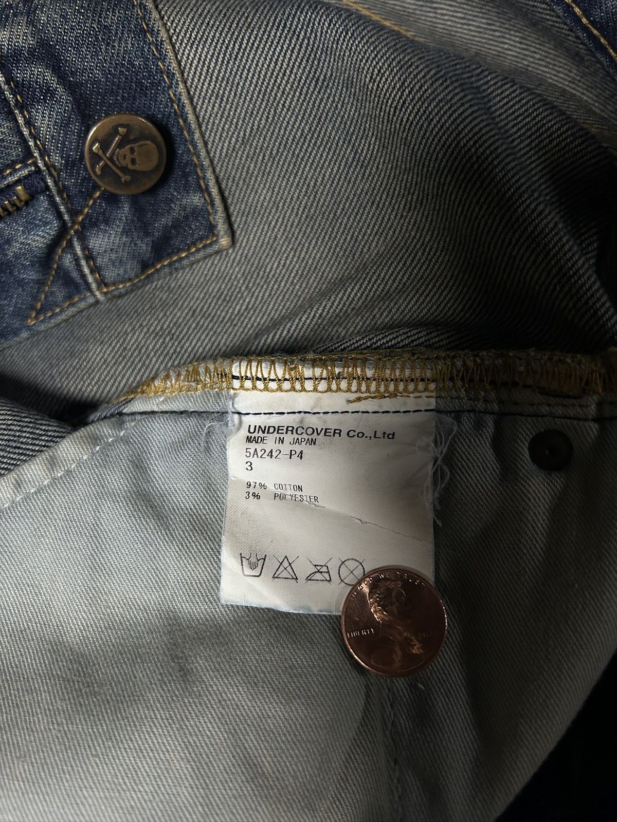 Undercover Undercover Arts & Crafts Skull denim Size US 34 / EU 50 - 6 Thumbnail