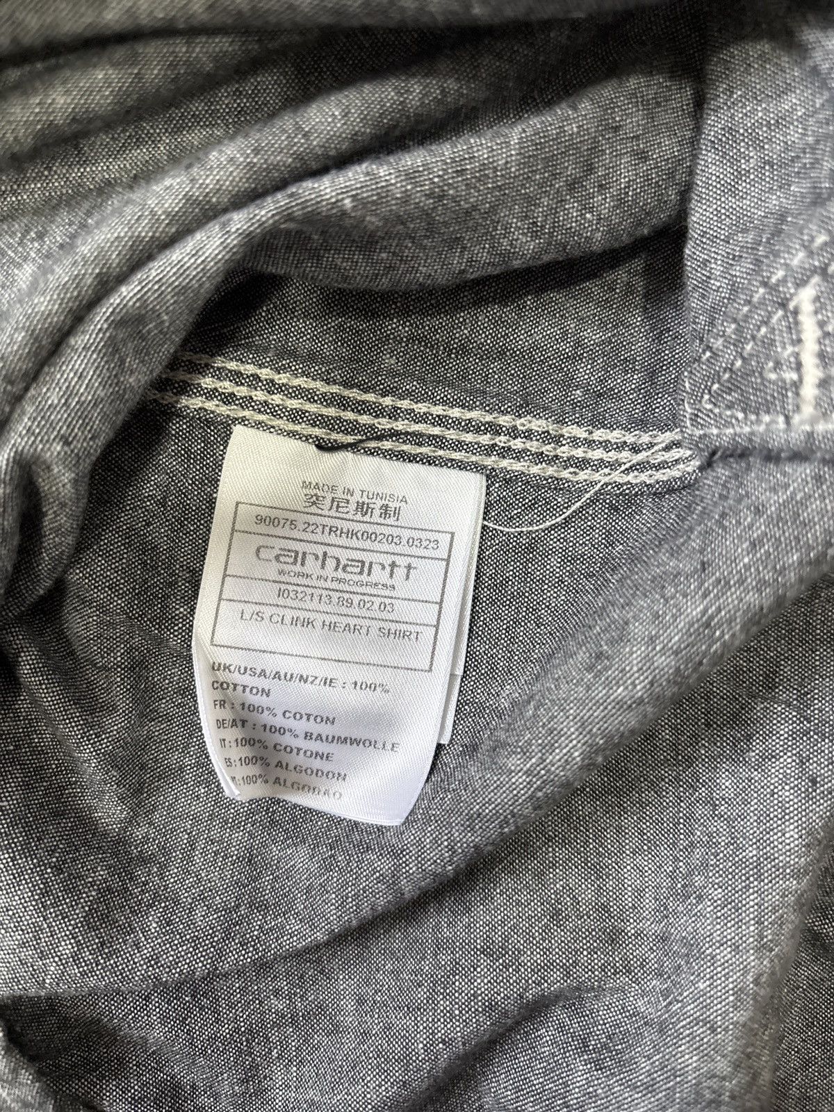 Carhartt Wip L/S Clink Heart Shirt Size US M / EU 48-50 / 2 - 3 Thumbnail