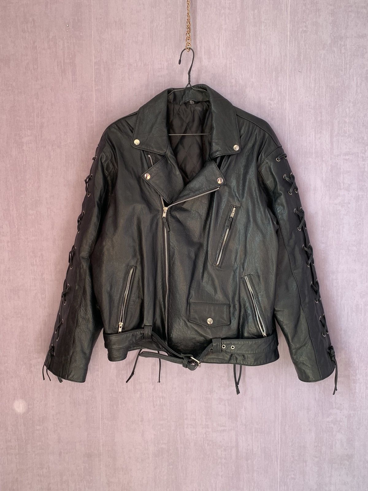Motorcycle Leather vintage jacket
