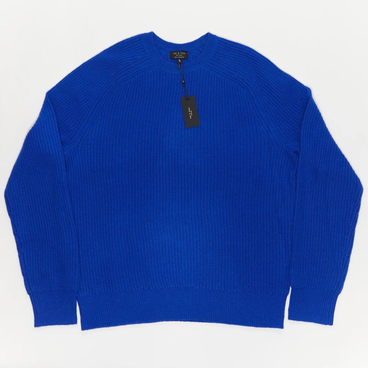 Rag & Bone RAG AND BONE BLUE PIERCE CASHMERE CREW BLUE NEW Size US XL / EU 56 / 4 - 1 Thumbnail