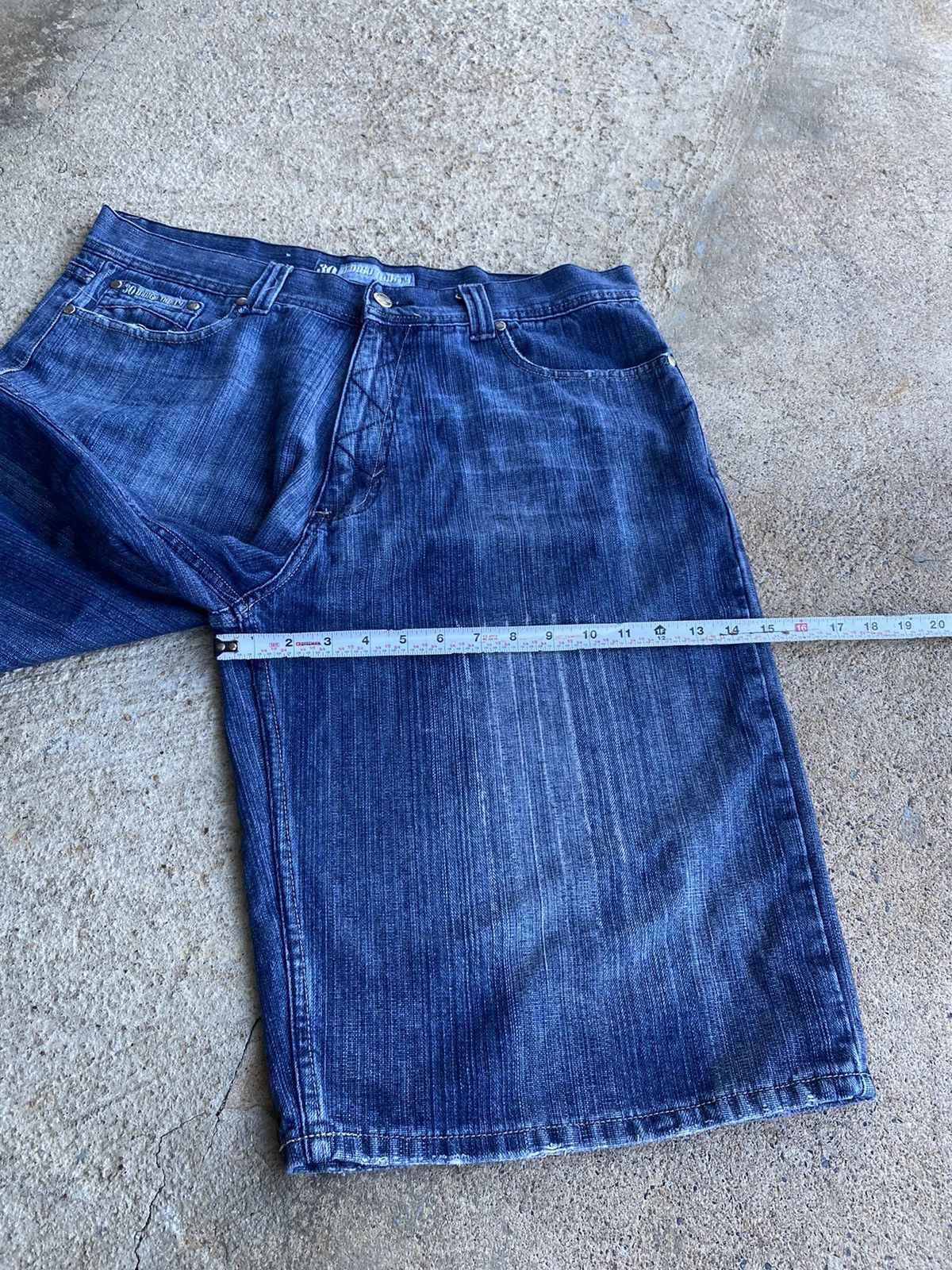 JNCO × Southpole × Vintage Vintage Y2K Baggy Southpole Style Jorts Jean Shorts Size US 36 / EU 52 - 11 Thumbnail