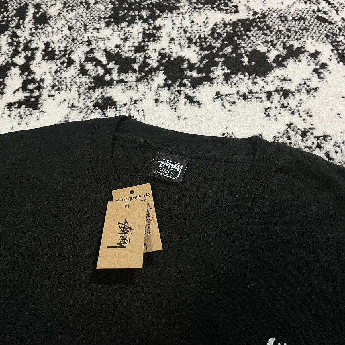 Stussy Stussy tee black Size US L / EU 52-54 / 3 - 5 Thumbnail