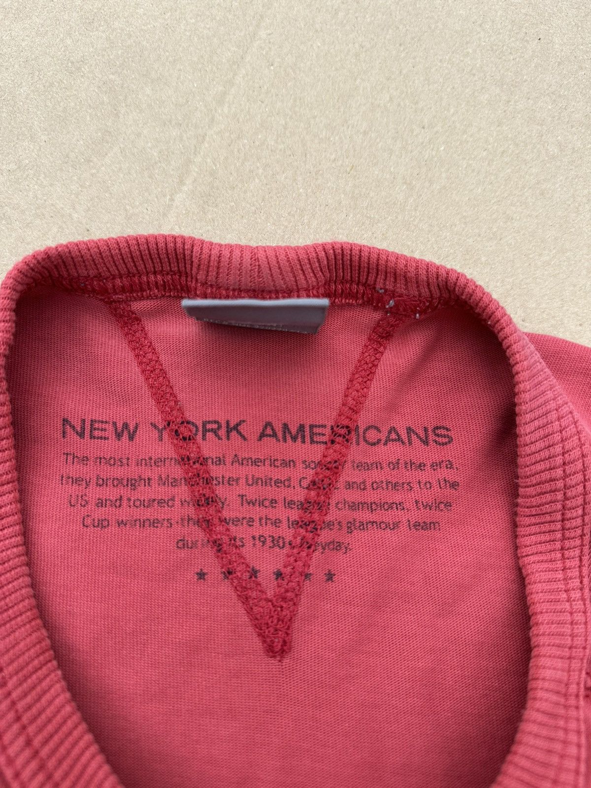 Nike × Vintage Nike New York Americans NYA’s Tee Vintage Style Soccer Red Size US M / EU 48-50 / 2 - 8 Thumbnail