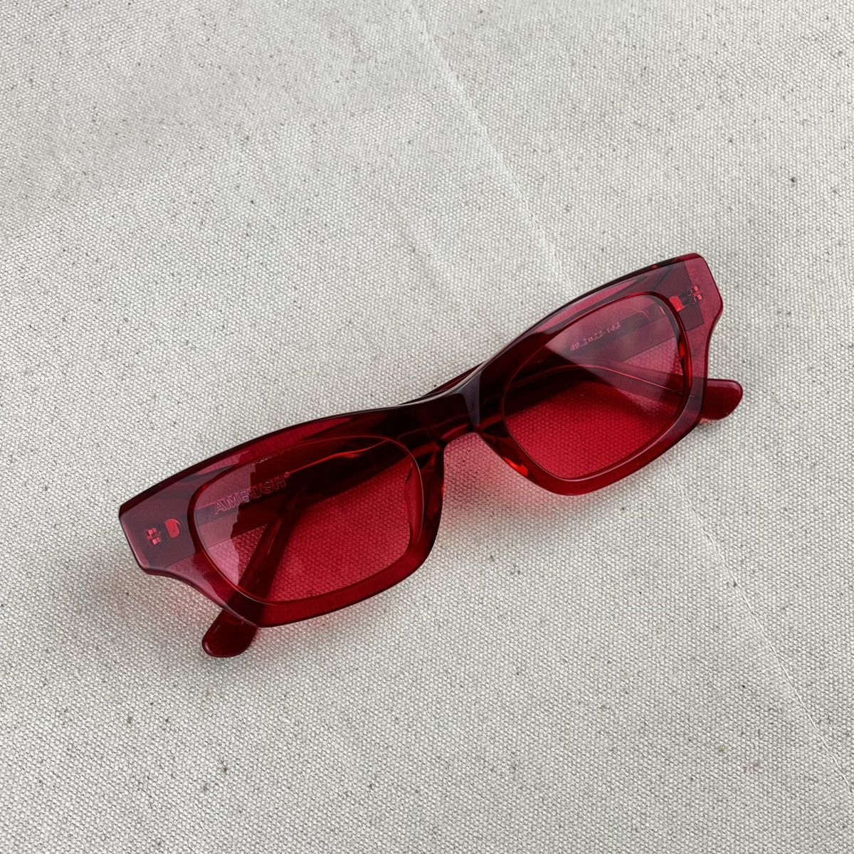 Ambush Design AMBUSH | Ray | Square Frame | Red | Sunglasses Size ONE SIZE - 6 Thumbnail