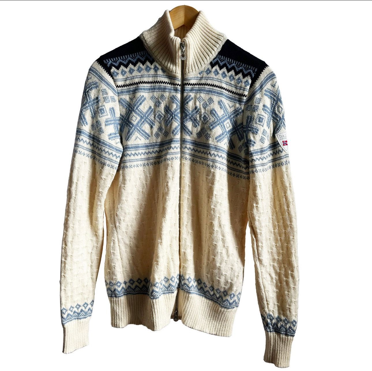 Dale Of Norway Dale of Norway full zip wool cardigan sweater unisex Size US L / EU 52-54 / 3 - 1 Thumbnail