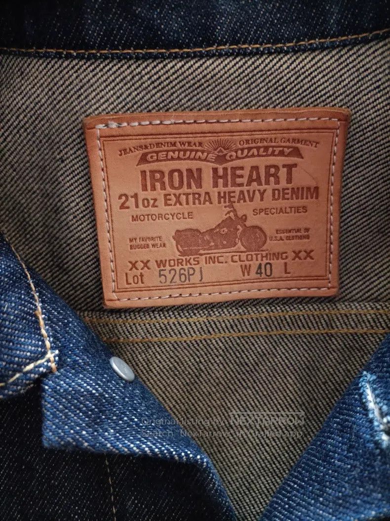 Iron Heart Iron Heart size 40 Raw Denim Jacket Size US L / EU 52-54 / 3 - 5 Thumbnail