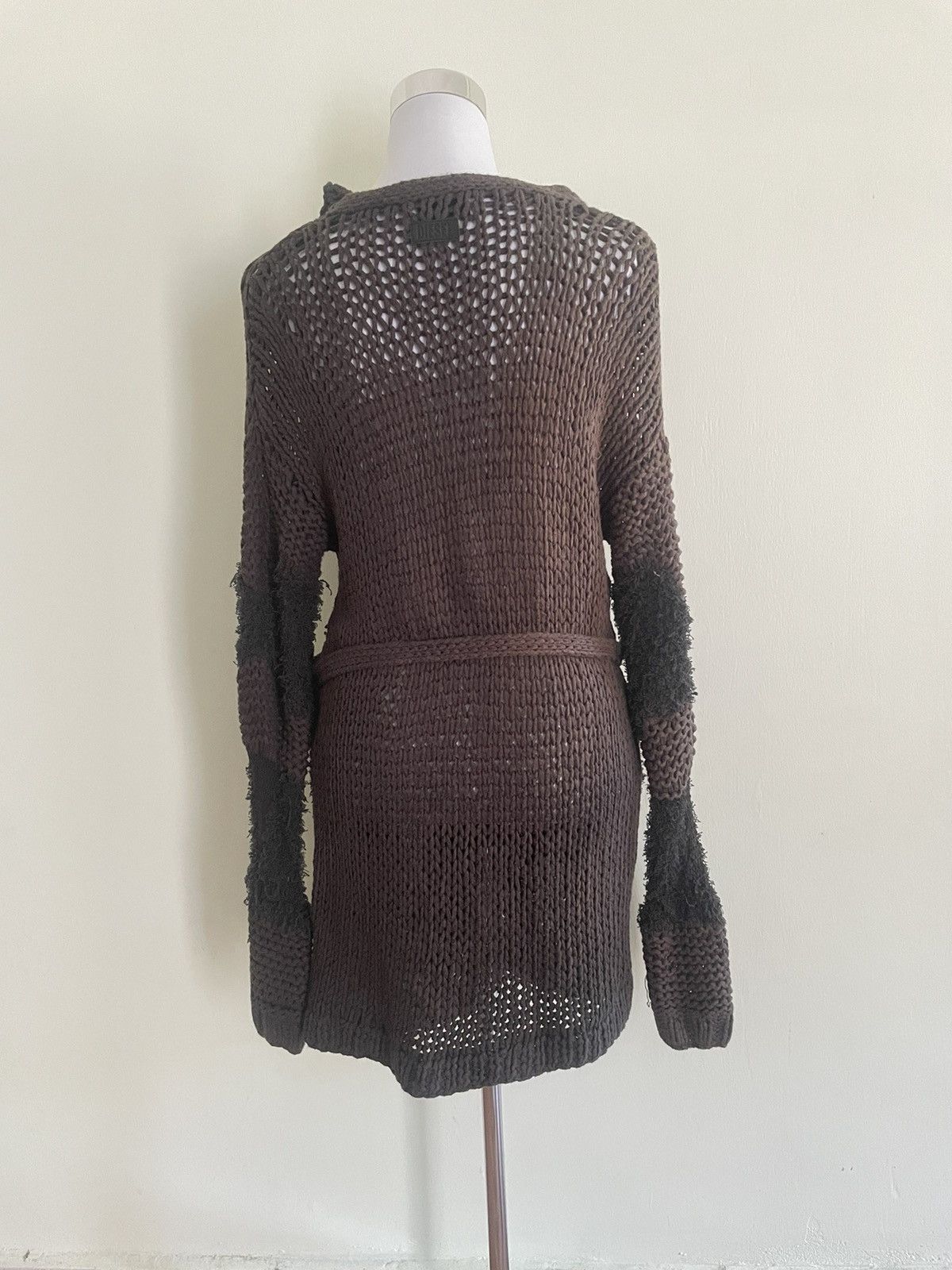 Diesel × Vintage Diesel Fishnet Knit Long Cardigan Size XL / US 12-14 / IT 48-50 - 2 Thumbnail