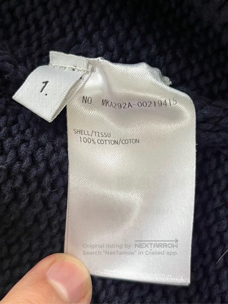 Thom Browne Thom Browne Blue dolphin four-striped sweater Size US S / EU 44-46 / 1 - 6 Thumbnail