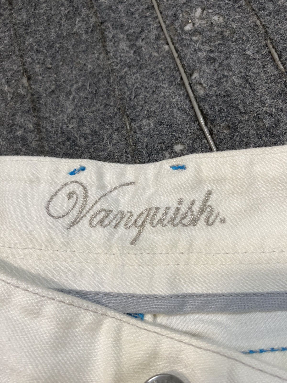 Vanquish Vanquish Gold Japan Denim Jeans Distressed Waist Size 31 Size 31" - 10 Thumbnail