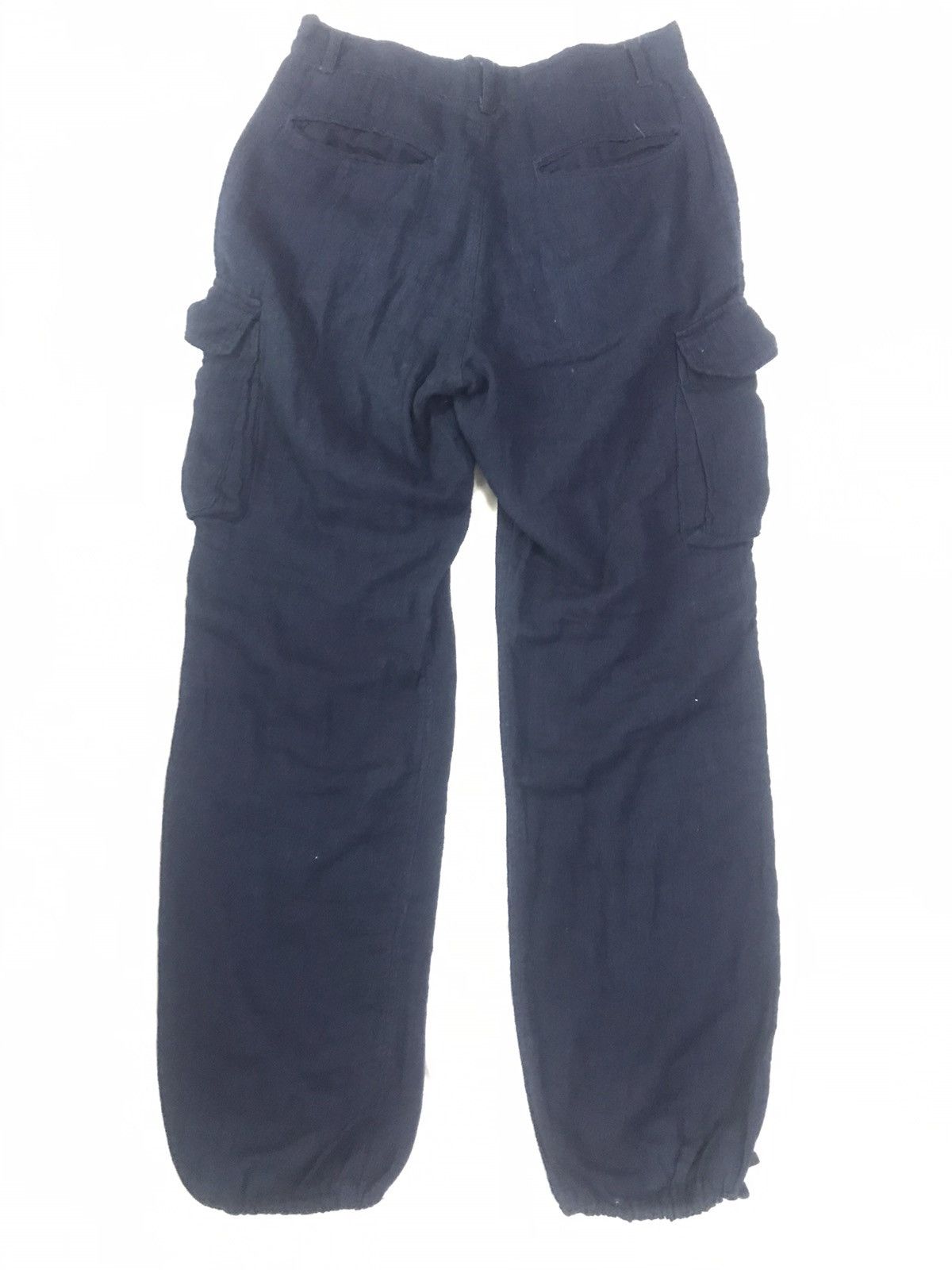 Indigo × Japanese Brand GAIJIN MADE - INDIGO DYED SOFT COTTON CARGO PANTS Size US 29 - 11 Thumbnail