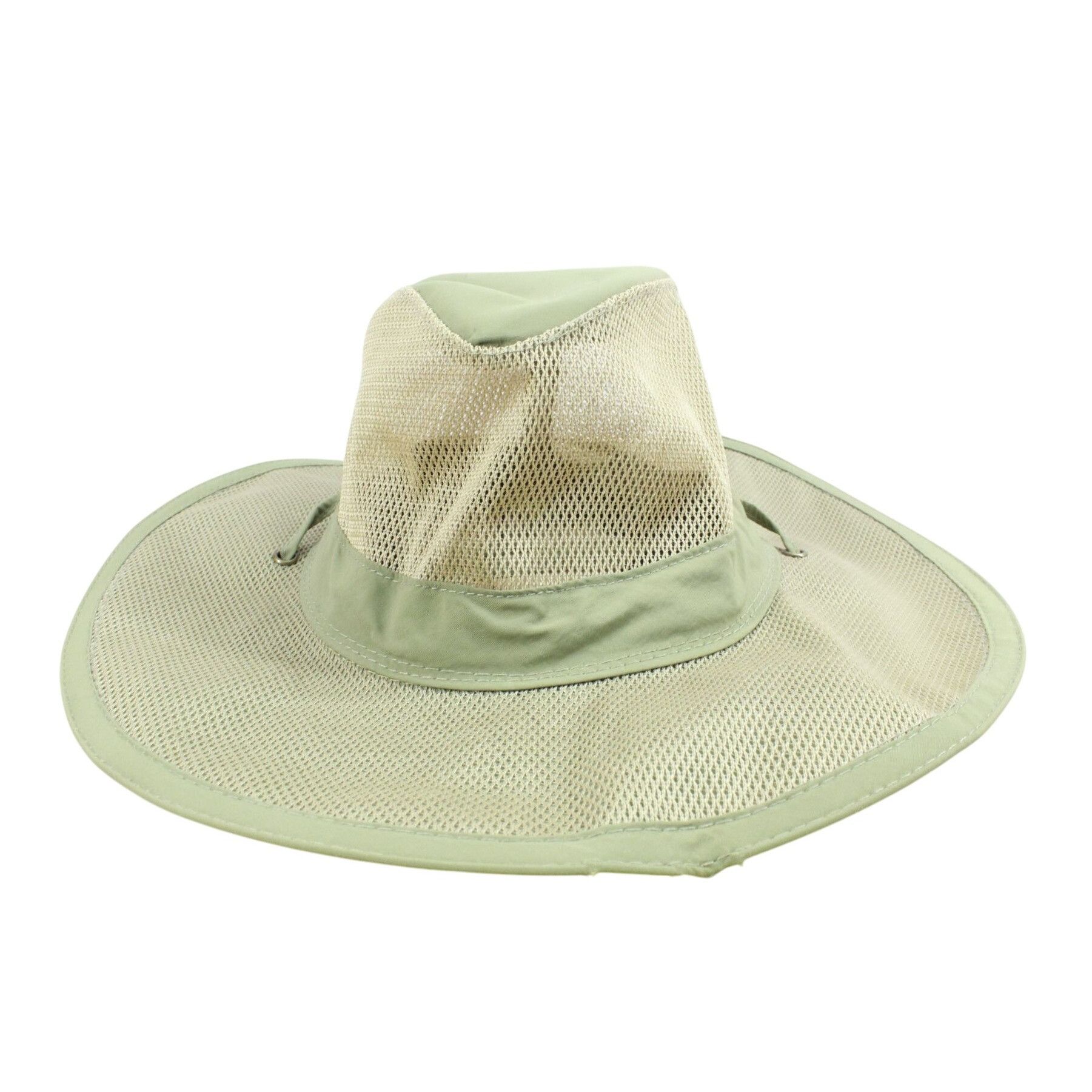 Other Dorfman Pacific Co. Men's Mesh Wide Brim Safari Hat Khaki Si Size ONE SIZE - 1 Thumbnail
