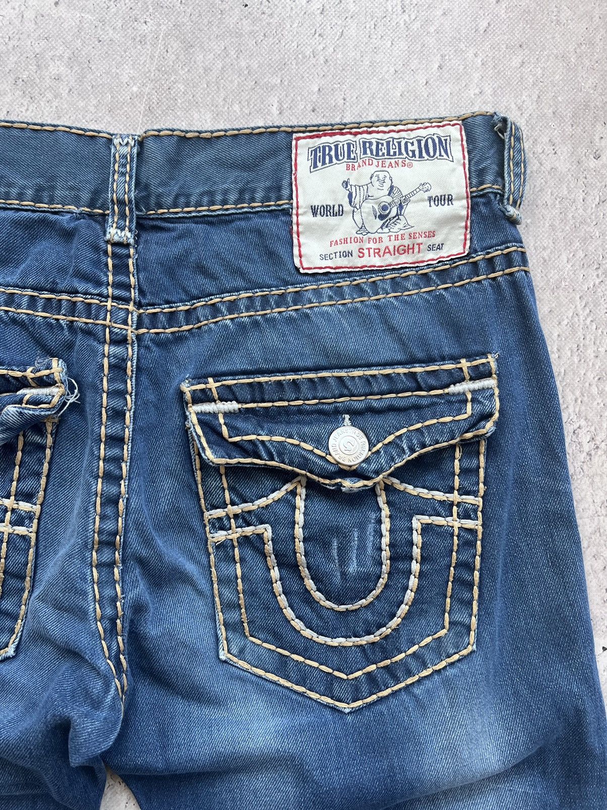 TRUE RELIGION Rare! brand jeans vintage world tour outlet cargo relaxed